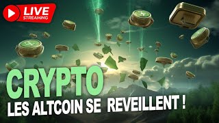 Crypto monnaies  les altcoin 2024 se réveillent  LIVE [upl. by Yrrat]