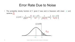 Error Rate Analysis and Optimal Threshold [upl. by Teews]