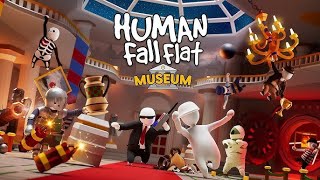 Human Fall Flat MUSEUM Level  Full Walkthrough  Achievements  Live [upl. by Merriam]