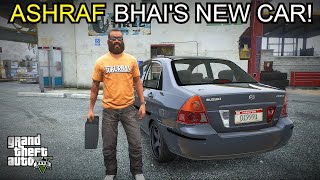 ASHRAF BHAI BUYS SUZUKI LIANA TURBO  GTA 5 PAKISTAN  GTA V MODS GAMEPLAY [upl. by Maurice]