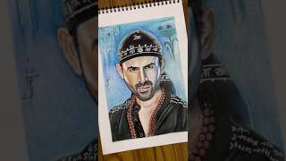 Kartik Aaryan Sketch  Bhoolbholaiyaa3  ✨✨ bollywood bhoolbhulaiyaa3 yksketcher [upl. by Kerin]