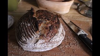 Five Seed Sourdough Bread  Tartine Style [upl. by Cyndy]