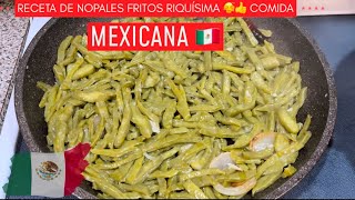 Cómo hacer nopales fritos riquísimos y deliciosos [upl. by Aba601]