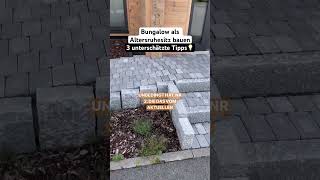 Bungalow fürs Alter bauen diese 3 Dinge beachten [upl. by Zeni]