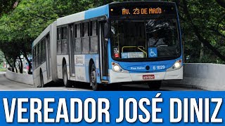 Avenida Vereador José Diniz  Movimentação de Ônibus 91 [upl. by Claybourne]