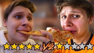 1 Sterne PIZZA🤢 vs 5 Sterne PIZZA😍Der Pizza Test [upl. by Acinoed]