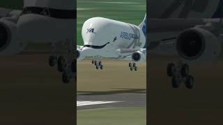 Airbus Beluga A330 Butter Landing By The Pilot  RFSReal Flight Simulator [upl. by Juline335]