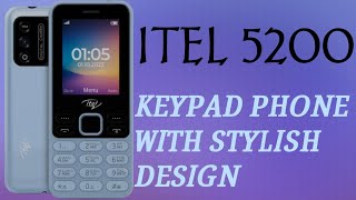 ITEL 5200 KEYPAD WALA PHONE WITH NEW DESIGNULTRA SLIM BODY2000 PHONE BOOKmrreview keypadmobile [upl. by Esemaj]