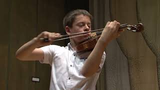 1st Prize Teo Gertler Slovakia P Czajkowski Violin Concerto in D Major Op 35 Part 1 [upl. by Erlewine719]