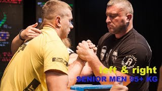 ARMWRESTLING LVIV OPEN CUP 2018  SENIOR MEN 95 KG Andriy Pushkar Oleh Zhokh [upl. by Annaiek640]