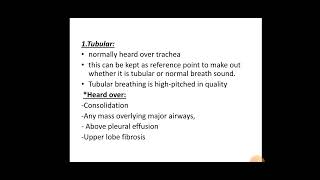 Bronchial breath sound Type and examples [upl. by Blaise]