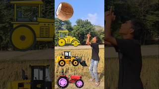 Gifts 🎁 to tractor Jcb roller amp toto magic video funny vfx comedy [upl. by Nolrac]