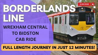 Wrexham Central to Bidston Borderlands Line high speed full length cab ride in 12 minutes train uk [upl. by Geiger79]