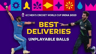 Every unplayable delivery from Cricket World Cup 2023 💫 [upl. by Aracal529]