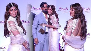 Shilpa Shetty CUTEST Moments With Sunil Shetty at Spectacular Saudi Event [upl. by Louth865]