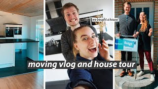 MOVING INTO OUR HOUSE  house tour  moving vlog [upl. by Ybrek965]