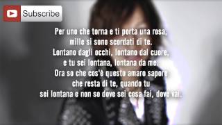 Gianna Nannini  Lontano dagli Occhi Lyrics  Testo [upl. by Kentigerma282]