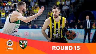 Fenerbahce Beko IstanbulZalgiris Kaunas  Round 15 Highlights  202324 Turkish Airlines EuroLeague [upl. by Lajib956]