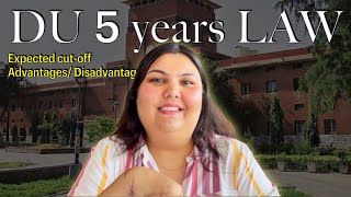 5 years LLB at DU  Cutoff  Admission process  Everything [upl. by Alam]