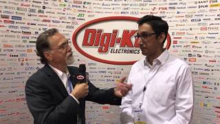 Randall Restle interviews Tahir Naeem from Sensirion  Sensors Expo 2017  DigiKey [upl. by Alihs]