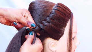 New Simple hairstyle  easy quick hairstyle  hairstyle for girls [upl. by Dare]