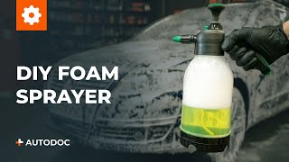 How to Make a DIY Foam Sprayer  AUTODOC tips [upl. by Yelroc]