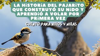 La historia del pajarito que construyó su nido y aprendió a volar por primera vez  Cuentos cortos [upl. by Leonidas]