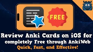 Review Anki Cards on iOS for Free through AnkiWeb [upl. by Eanahs]