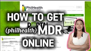 ✅PAANO KUMUHA NG PHILHEALTH MDR ONLINE  MDR PHILHEALTH ONLINE [upl. by Stephani374]