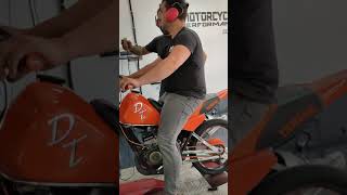 Yamaha Dt 50 kit 100 cc Dyno Test BY BARacing 345 cv [upl. by Nnailuj]