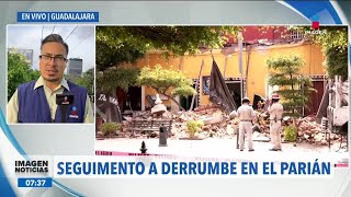 Así amanece El Parían de Tlaquepaque luego del derrumbe que se registró  Noticias con Francisco Zea [upl. by Llerod260]