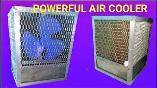 How to make a Powerful AIR COOLER at home [upl. by Lira]