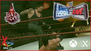 PS2 WWE Smackdown vs Raw  Bad Blood  Create A PPV 5 Ai Full Matches XBSX2  Xbox Series X [upl. by Lemrac856]