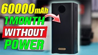 Enormous 60000mAh Power Bank ROMOSS PEA60 Unboxing Testing amp Review [upl. by Fablan]