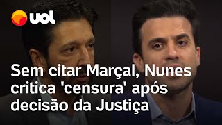 Sem citar Pablo Marçal Nunes critica censura após decisão da Justiça Eleitoral contra o excoach [upl. by Auqenet692]