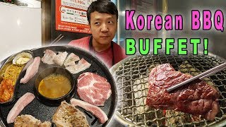 BEST All You Can Eat KOREAN BBQ Buffet in Seoul South Korea [upl. by Neenad]