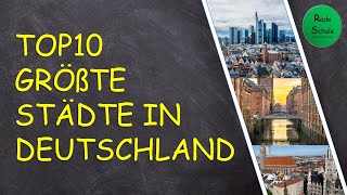 TOP10 der größten deutschen Städte  Deutschland  Sachunterricht  HSU  4 Klasse  Grundschule [upl. by Hiltan]