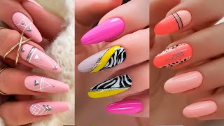 Nail Art Manicure  Nail Art Compilation Simple Nail Art Compilation Easy Nail Art CuteNails 695 [upl. by Procto]