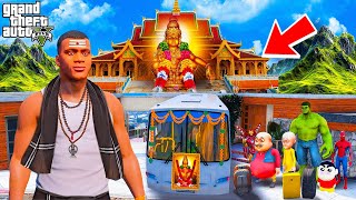 Shin Chan amp Franklin Going to ‘Sabarimala’ Ayyappa Temple in Kerala in Gta 5 in Telugu [upl. by Eiramoj]