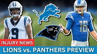 Lions vs Panthers Preview Prediction Keys To The Game Jahamyr Gibbs Jared Goff  NFL Week 5 [upl. by Nicolle]