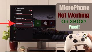 Xbox One Series Mic not Working How to Fix X and S [upl. by Aketal529]