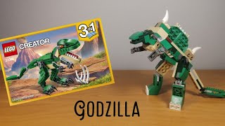 Lego 31058 alternate build Godzilla [upl. by Nnaacissej]