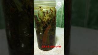 Homemade chilli pickle recipe 😋😋 food pickle cooking [upl. by Kenweigh]