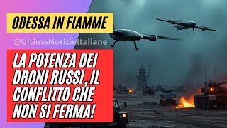 🇷🇺🇺🇦Attacco Massiccio a Odessa I Droni Russi Colpiscono Obiettivi Strategici [upl. by Aitnas503]