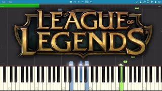 Legends Never Die ft Against The Current  Piano Tutorial  League Of Legends Worlds 2017 [upl. by Shoshana]