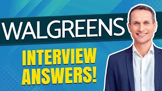 WALGREENS INTERVIEW QUESTIONS AND ANSWERS How to Pass a Walgreens Boots Alliance Job Interview [upl. by Alet517]