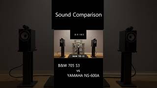 Sound Comparison BampW 705 S3 vs YAMAHA NS600A Marloe  Remember Me [upl. by Iago]