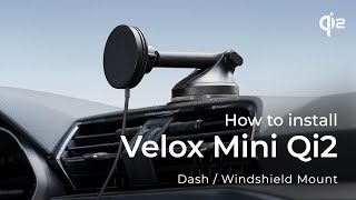 New Velox Mini Qi2 Wireless Dash amp Windshield Mount Made for the Future of Wireless Charging [upl. by Aihtyc]