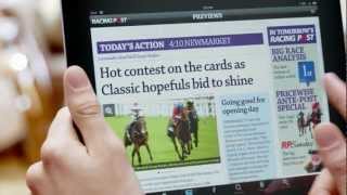 Racing Post iPad app  Launch TV ad [upl. by Philippine899]