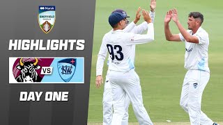 Queensland v NSW  Sheffield Shield 202324  Day 1 [upl. by Ashton375]